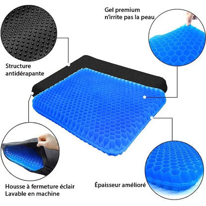 Coussin orthopédique en gel silicone