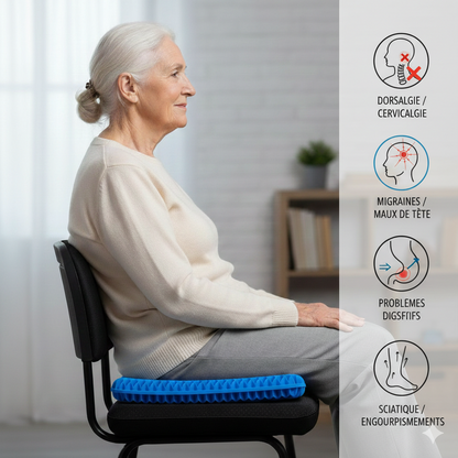 Coussin orthopédique en gel silicone