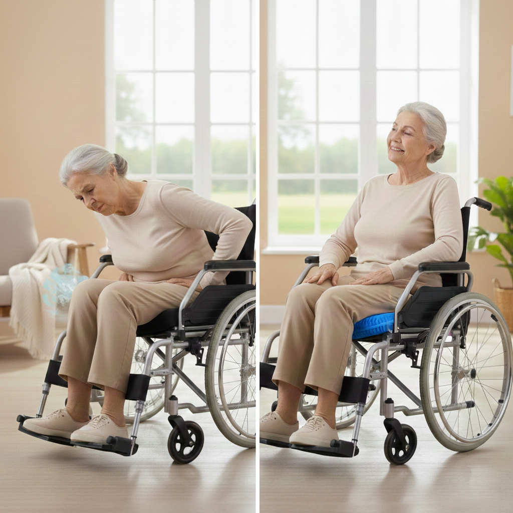 Coussin orthopédique en gel silicone